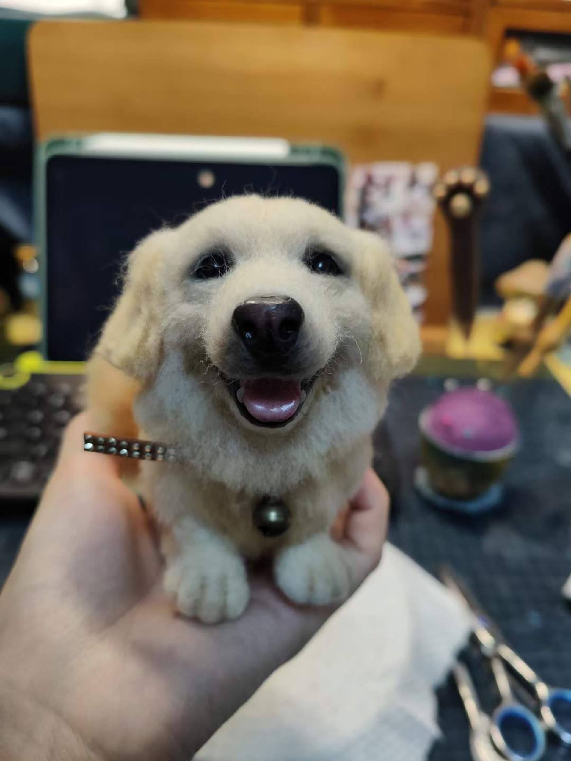 needle felted pet is more than ornaments. They are memories.